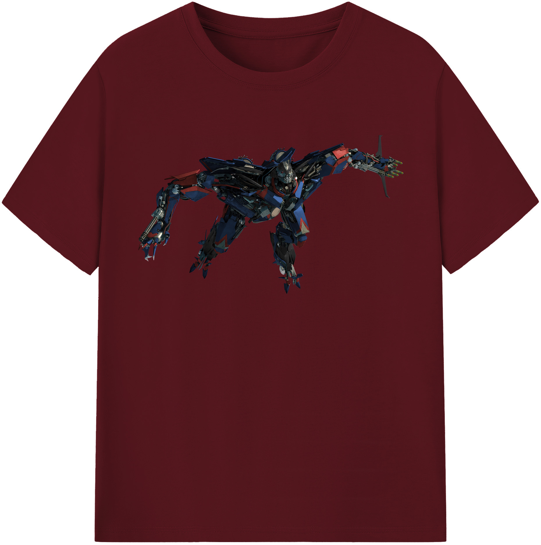 （画像用） Transformers トランスフォーマー 綿100％半袖Tシャツ（フロントプリント）